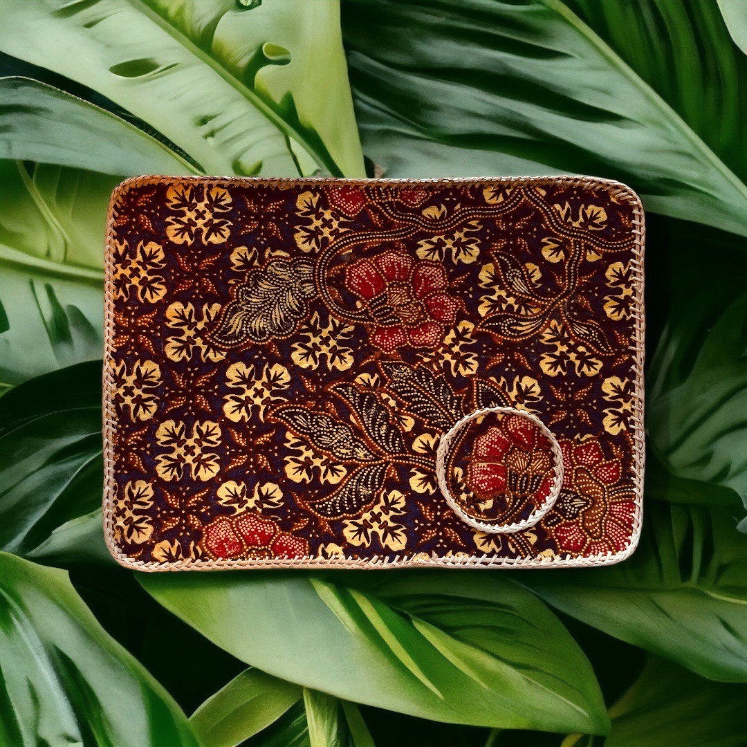 Batik Placemat and Coaster