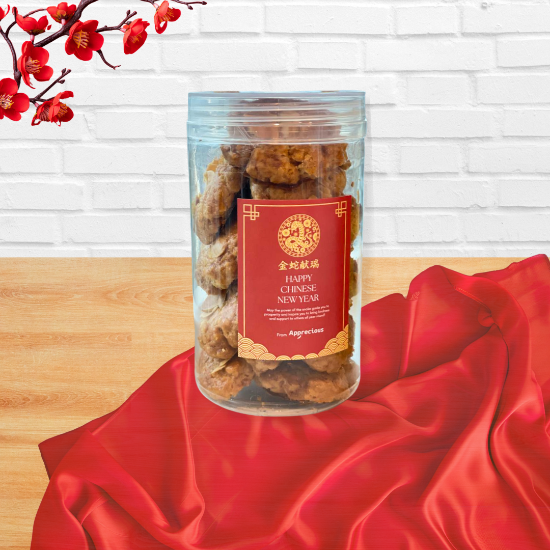 Chinese New Year Cookies in Jar