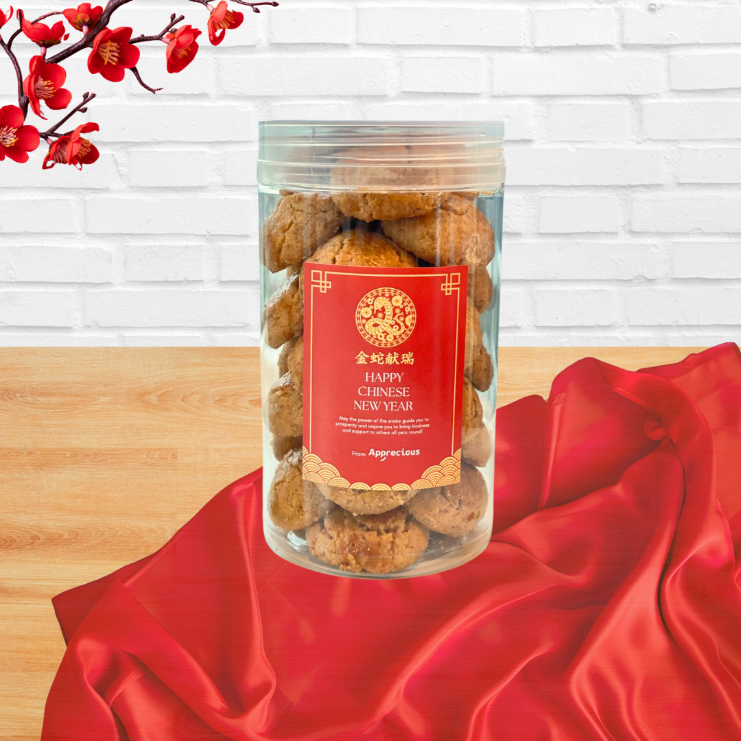 Chinese New Year Cookies in Jar