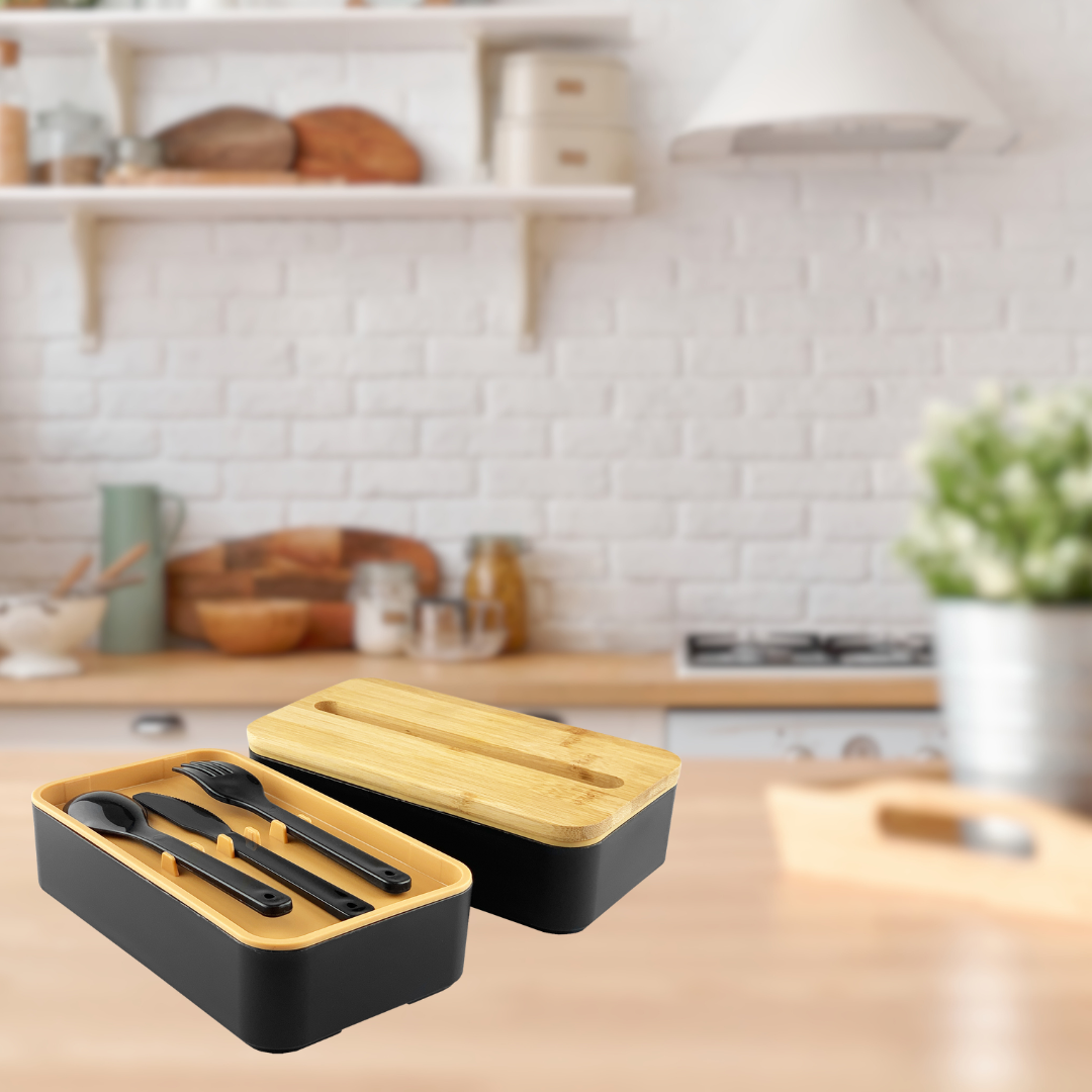 Double Layer Wooden Lunch Box