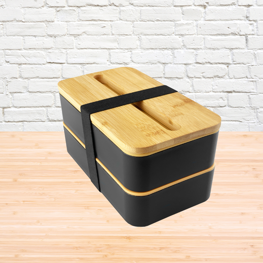 Double Layer Wooden Lunch Box