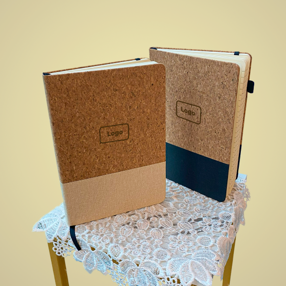 Nature Blend A5 PU Leather and Cork Notebook