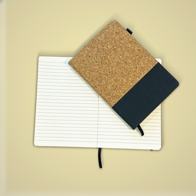 Nature Blend A5 PU Leather and Cork Notebook