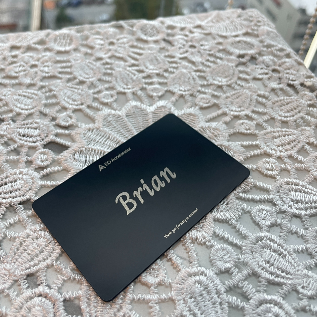 Personalised Stainless Steel NFC Card