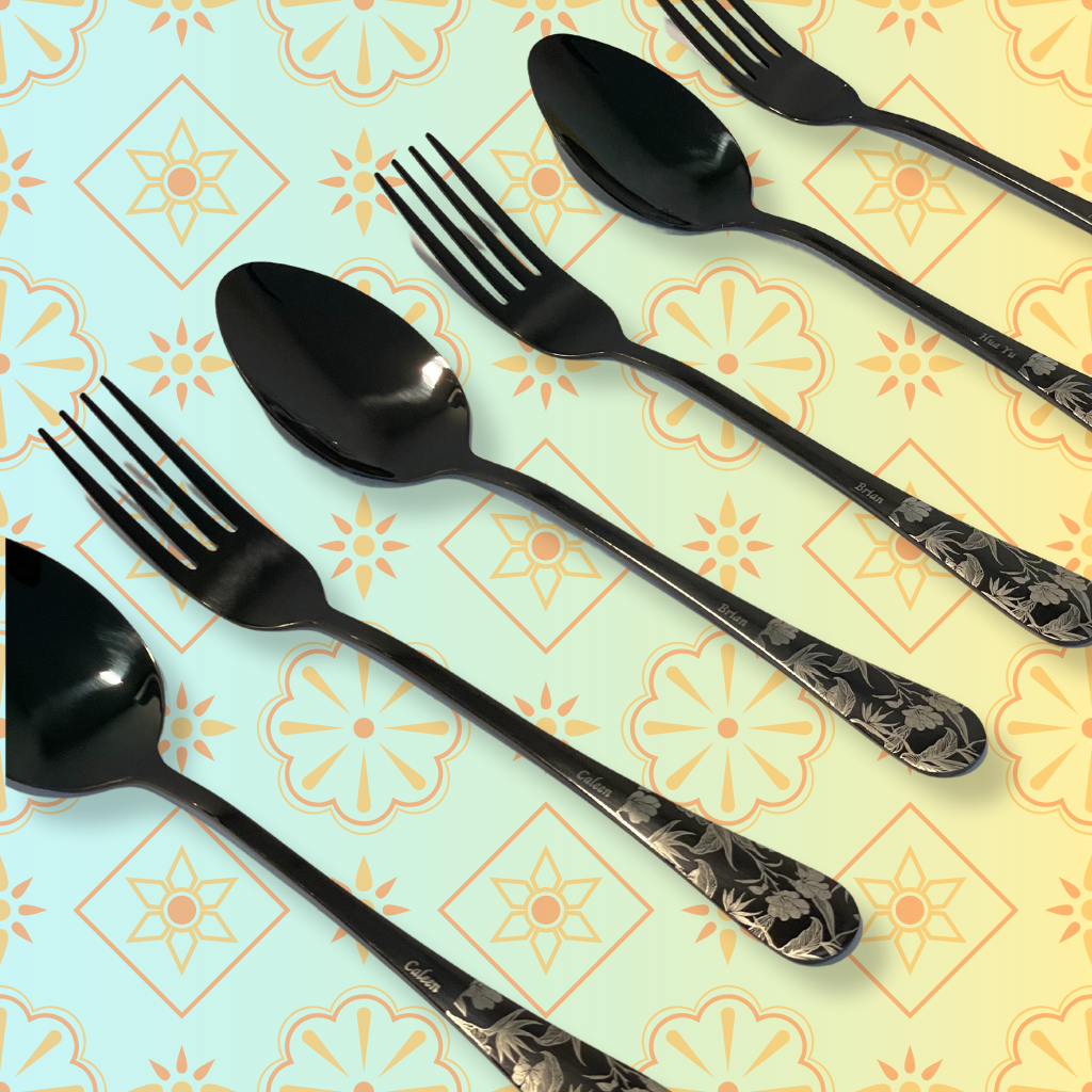 Premium Batik Stainless Steel Cutlery