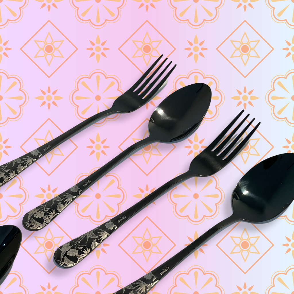 Premium Batik Stainless Steel Cutlery