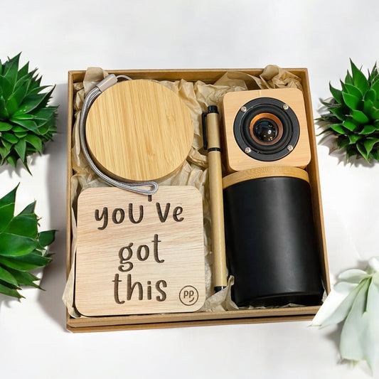 Sustainable Wooden Bamboo Desk Gift Set