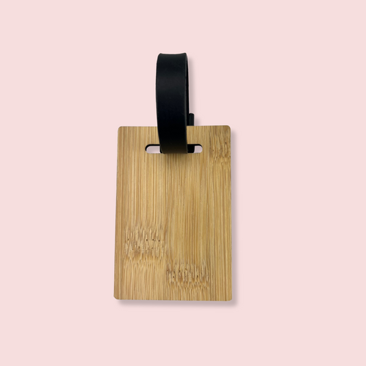 Wooden Luggage Tag